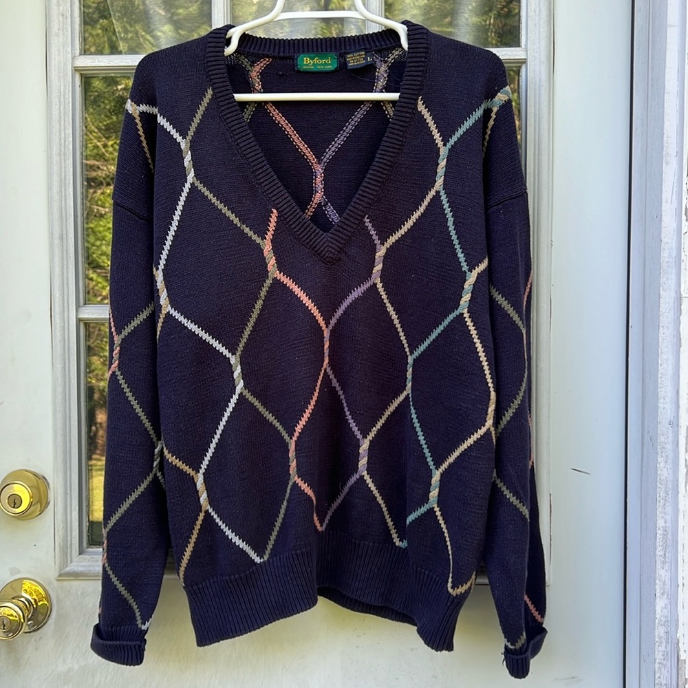 Vintage Byford Cotton Sweater ~ men’s size Large